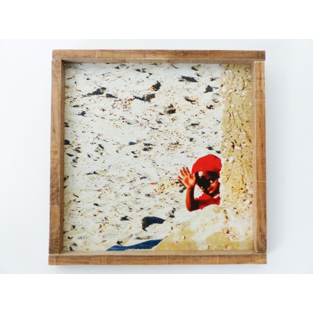 Photo sur aluminium "Hello From Mkoani" 30x30