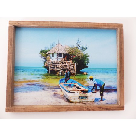 Photo sur aluminium "The Rock, Pingwe" 40x30