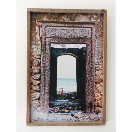 Photo sur aluminium "Porte sur Kibigija" 50x70