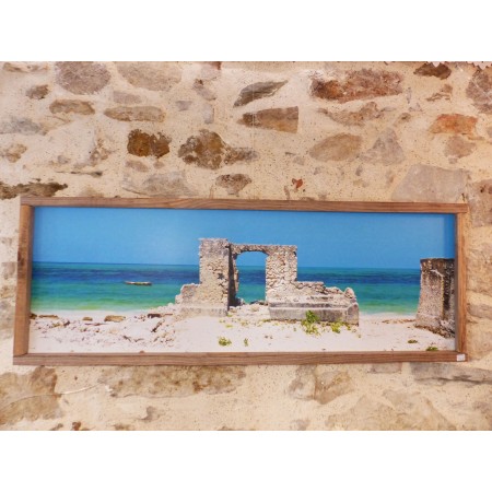 Photo sur aluminium "Porte sur Jambiani" 30x90