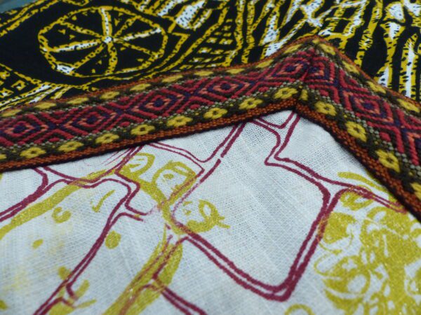 SNOOD Saturation jaune et noir