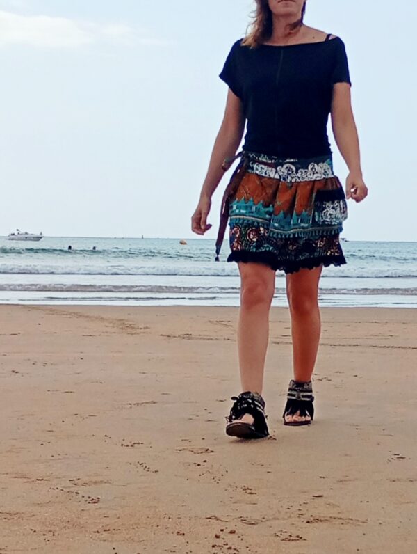 Jupe courte taille unique Calilou