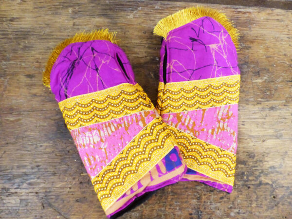 Mitaines antique violet