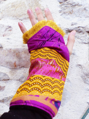 Mitaines antique violet