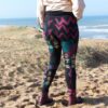 Legging bordeaux canard or L