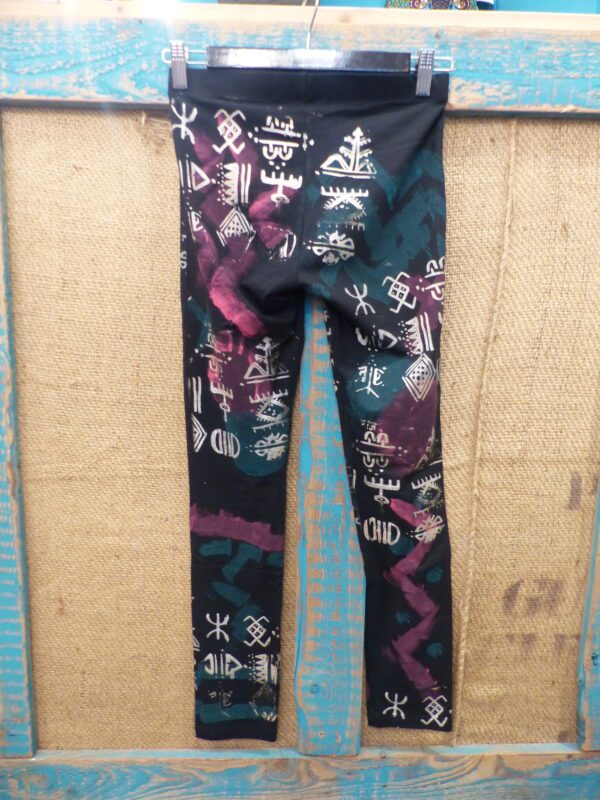 P1290716 Legging bordeaux canard or S