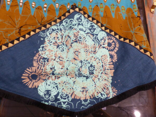 NOOD antique marron et bleu