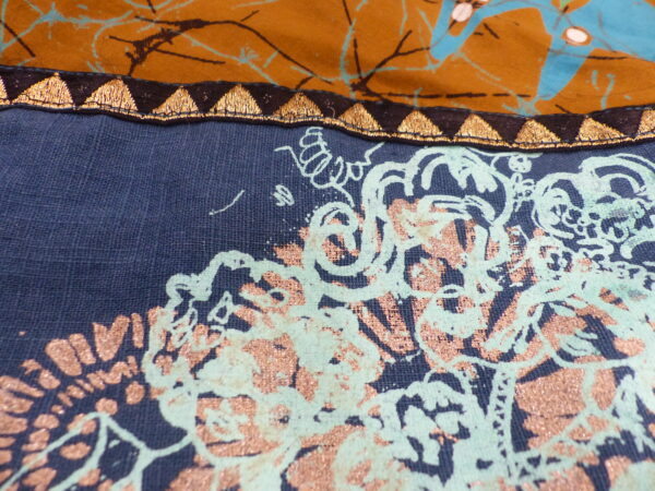 NOOD antique marron et bleu