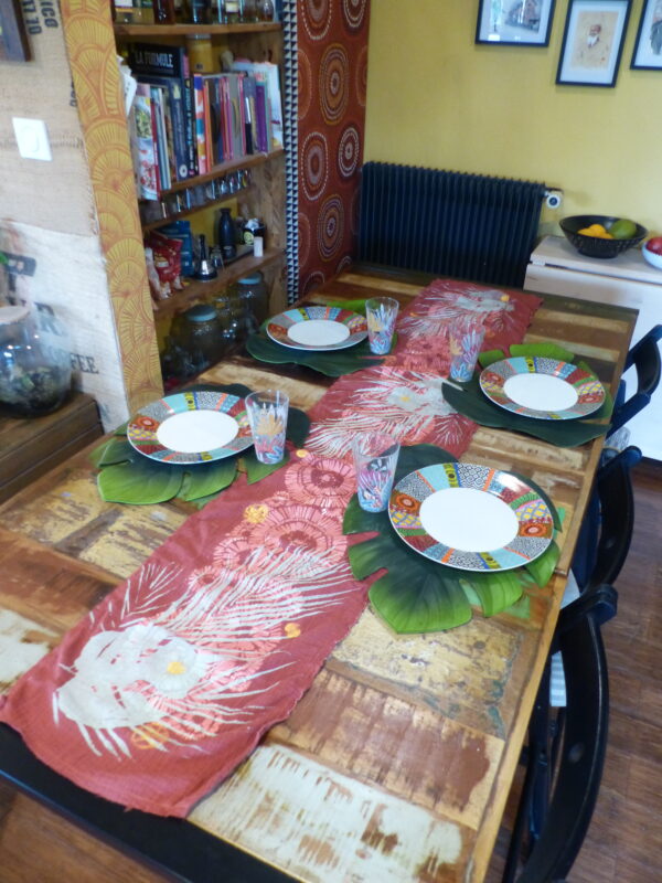 Chemin de table Brique