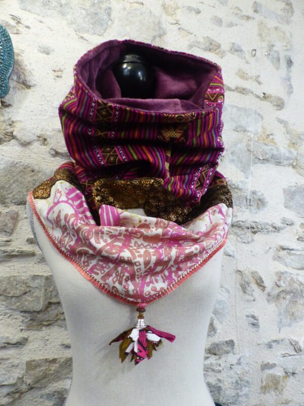 SNOOD Pérou rose