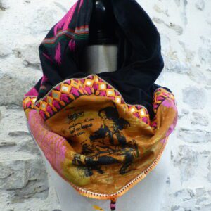 SNOOD Birman noir et rose