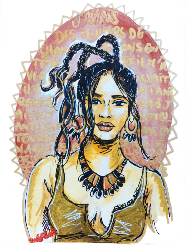 Portrait encadré ROSALIA