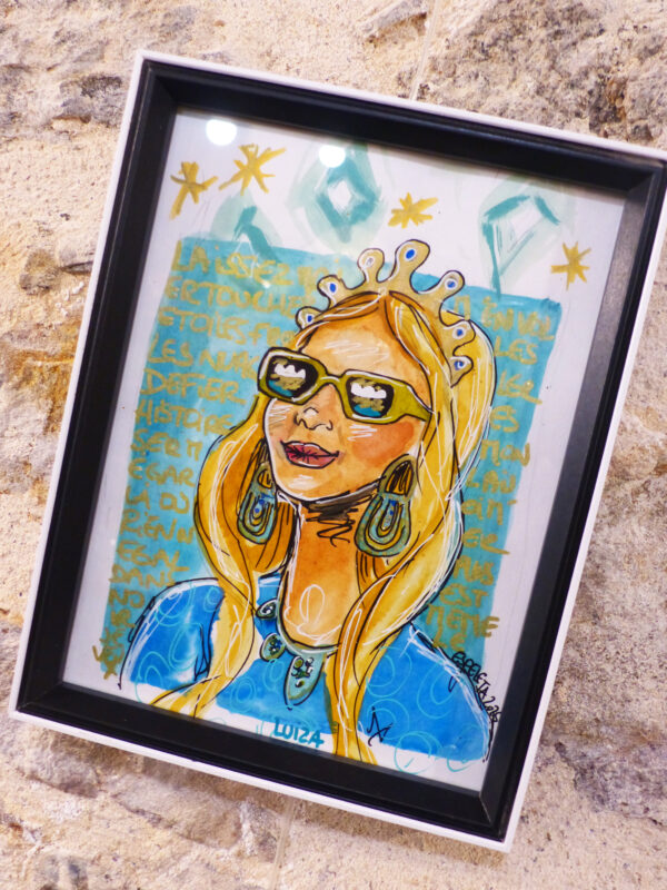 Portrait encadré LUIZA