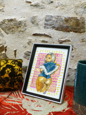 Portrait encadré THEODORA