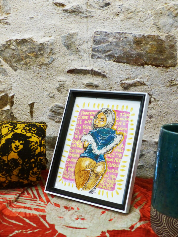 Portrait encadré THEODORA