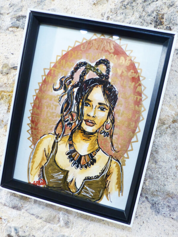 Portrait encadré ROSALIA