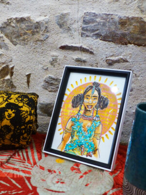 Portrait encadré FATOUMATA