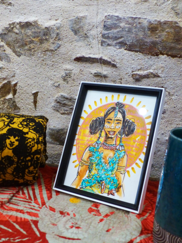 Portrait encadré FATOUMATA