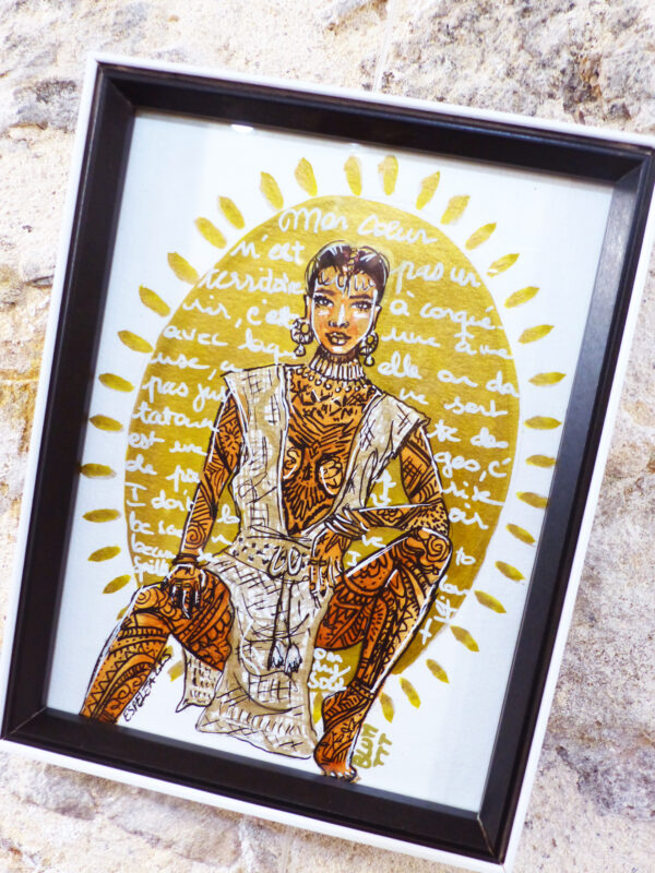 Portrait encadré LEAH BLUM TTT