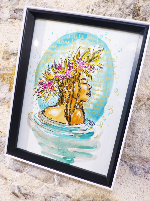 Portrait encadré TIGA