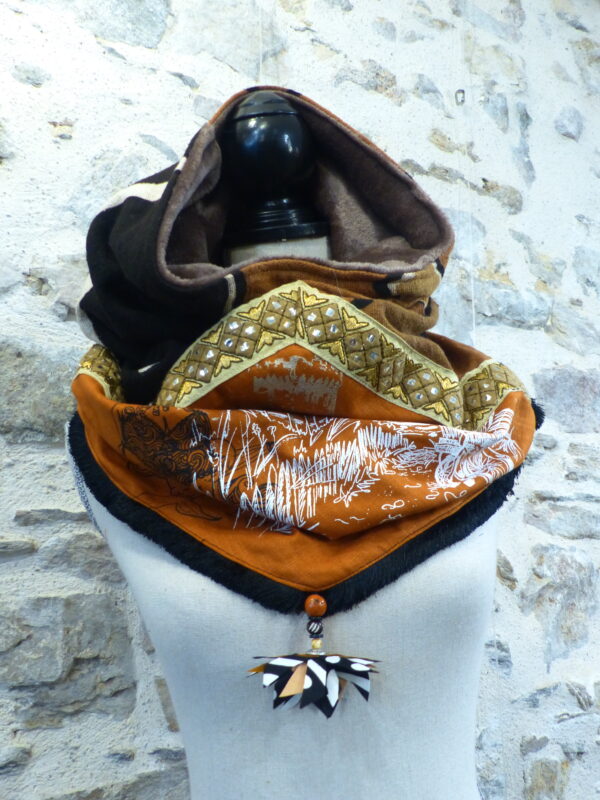 SNOOD bogolan véritable les Sables