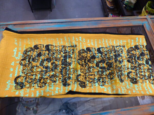 P1300063 Snood 2 tours mi-saison Moutarde