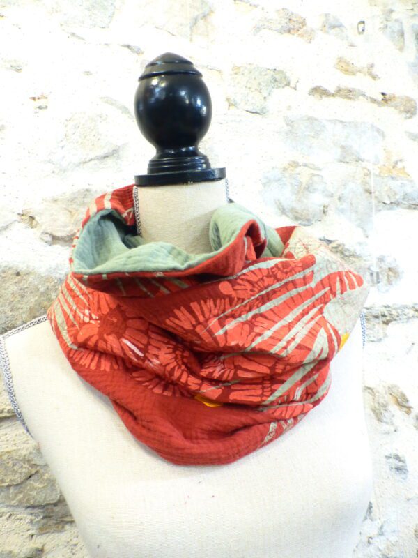 P1300068 Snood 2 tours mi-saison brique