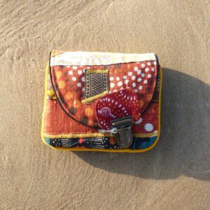 Porte monnaie patchwork aborigene