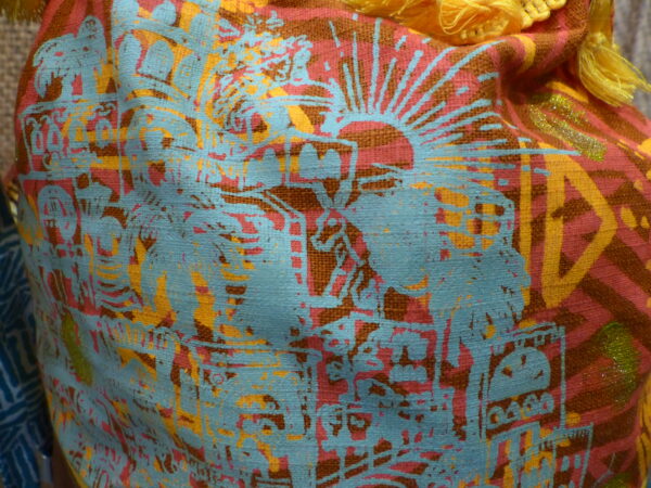 P1300096 Sac seau lin sérigraphié et liège