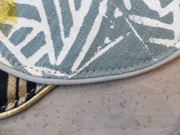 Sac besace sérigraphiée et liège