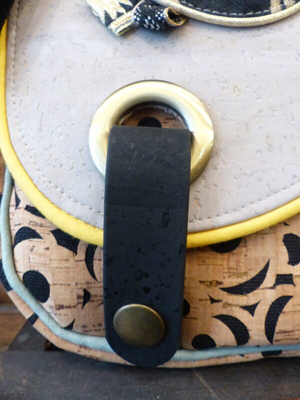 Sac besace sérigraphiée et liège