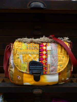 Sac besace Patchwork Grand modèle