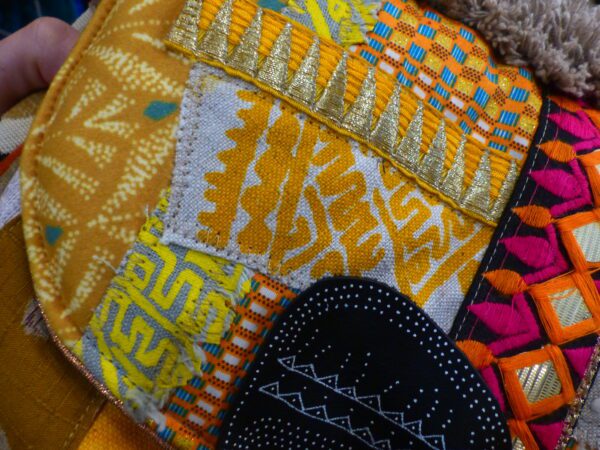 Sac besace Patchwork Grand modèle