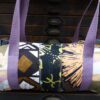 sac baluchon patchwork lilas