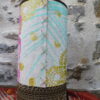 Lampe tube Femmes du Monde lin sérigraphié & carton recyclé