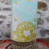 Lampe tube Femmes du Monde lin sérigraphié & carton recyclé