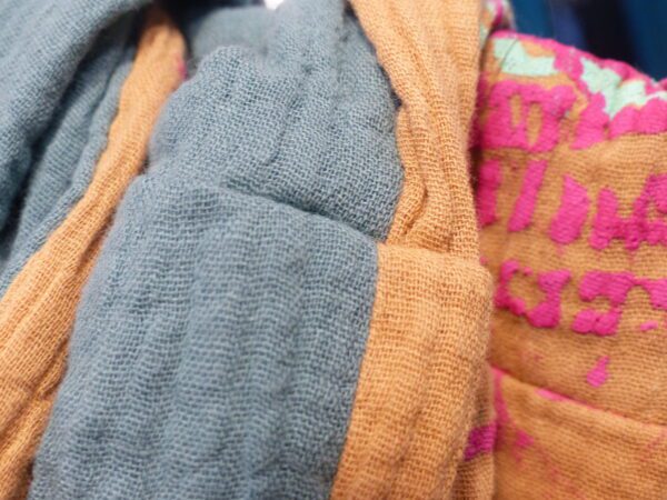 Snood 2 tours mi-saison camel