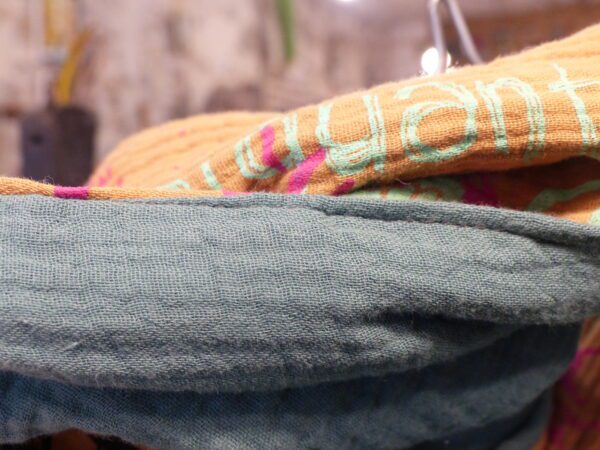 Snood 2 tours mi-saison camel