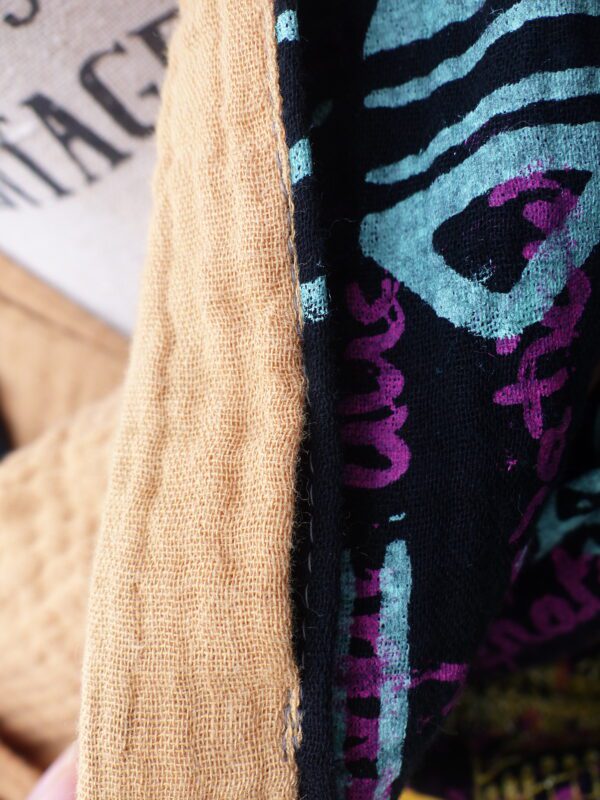 P1300238 SNOOD 2 tours Mi-saison Noir