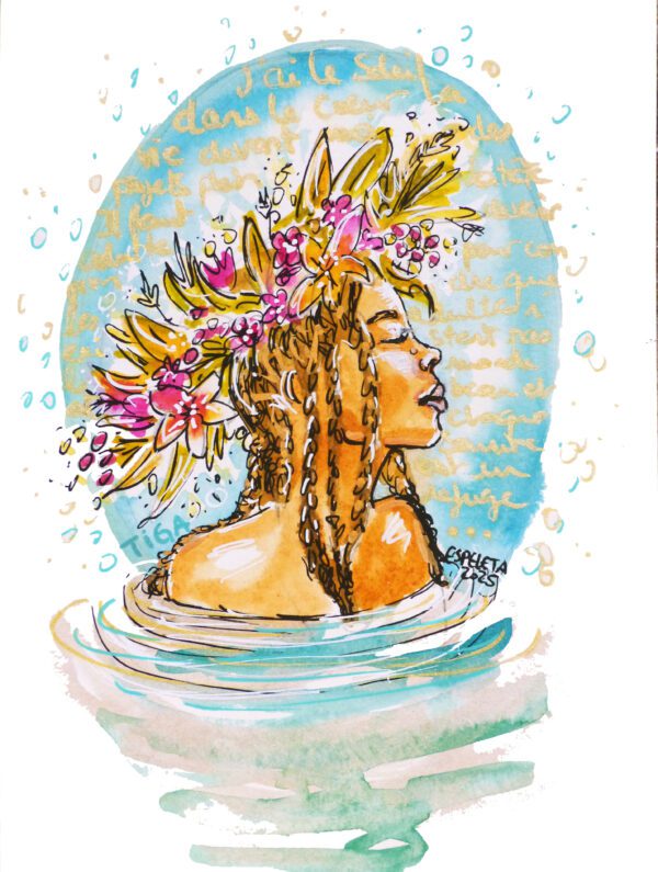 Portrait encadré TIGA