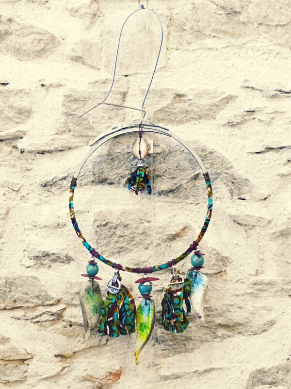 P1120457 (1) Boucle d'oreilles raku XXL de décoration murale