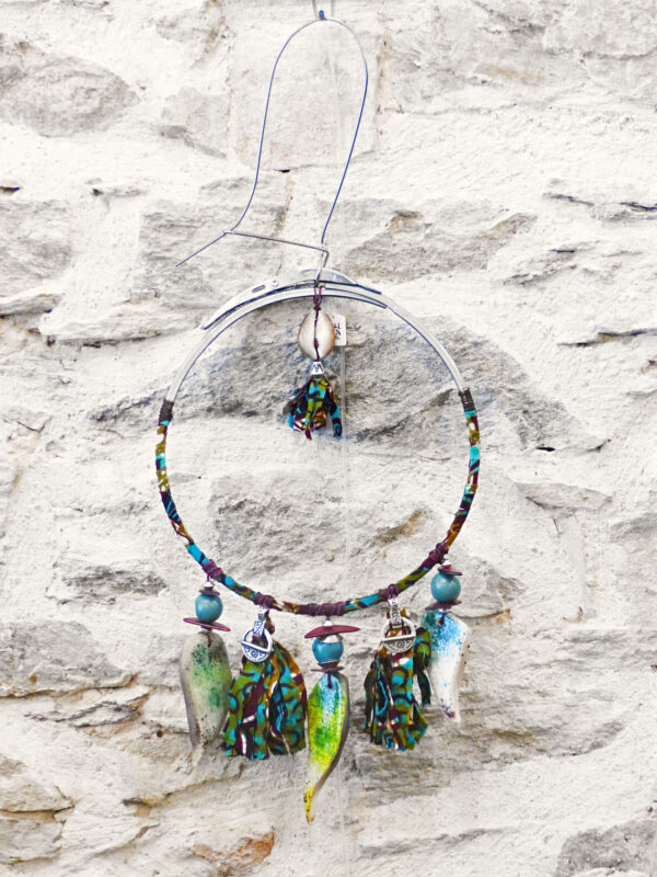 P1120457 (2) Boucle d'oreilles raku XXL de décoration murale