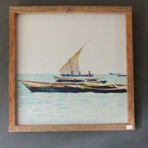 Photo de Zanzibar "Boutres" sur aluminium