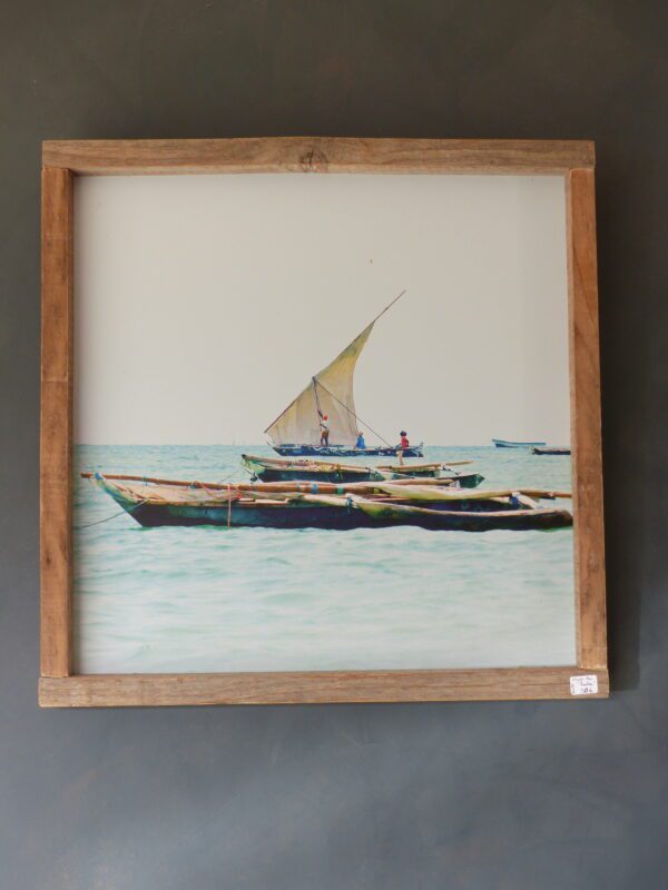 Photo de Zanzibar "Boutres" sur aluminium