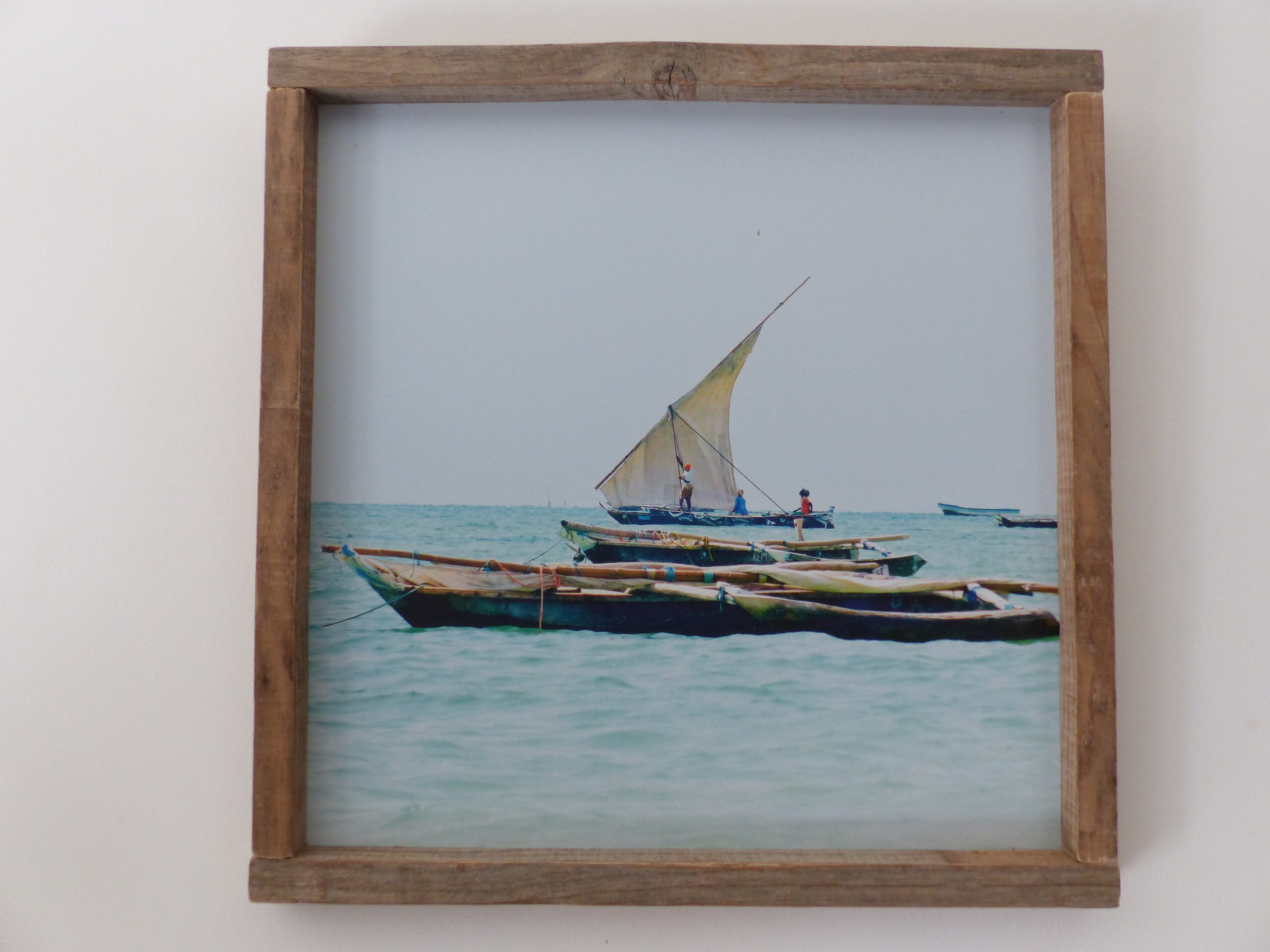 Photo de Zanzibar "Boutres" sur aluminium
