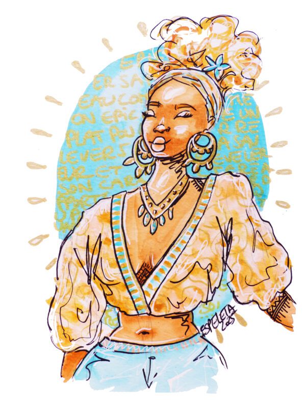 Lot de 5 cartes postales