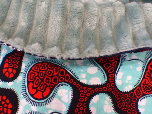 P1300007 SNOOD biologie vert d'eau et rouge