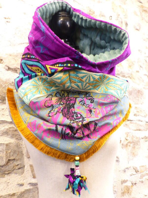 SNOOD antique fuchsia