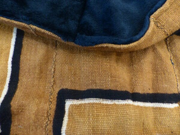 SNOOD Bogolan véritable brun noir