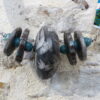 P1310080 Collier XL de décoration raku et wax (défaut)